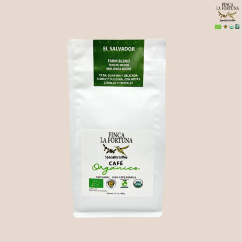 Café Orgánico de Especialidad Finca La Fortuna 400 gramos